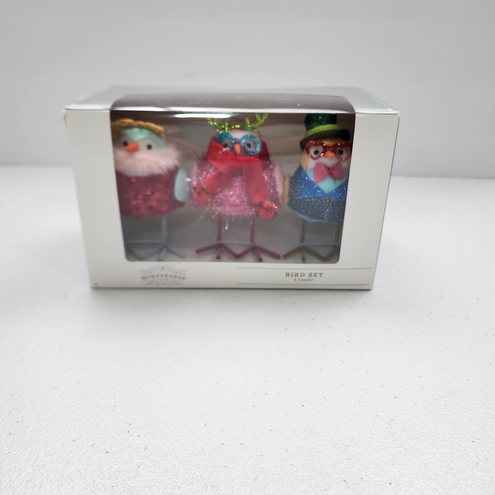 Christmas Featherly Friends Decor- Wondershop